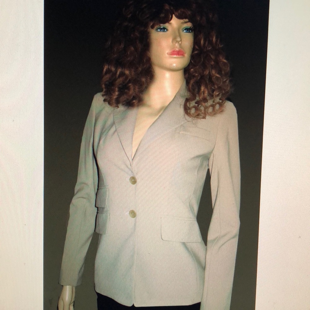 Victoria's Secret Beige Blazer Jacket 8 NEW!